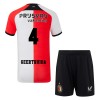 Officiële Voetbalshirt + Korte Broek Feyenoord Rotterdam Geertruida 4 Thuis 2024-25 - Kids